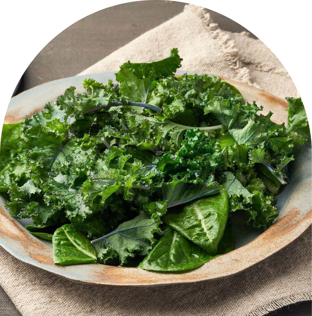 Green leafy vegetables